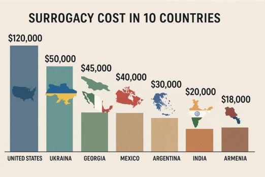 Surrogacy Cost In 10 Countries