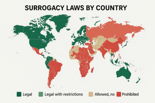 Surrogacy Laws By Countries
