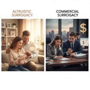Altruistic Surrogacy Vs. Commercial Surrogacy