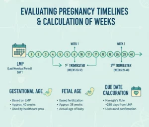 Evaluating Pregnancy Timeline Calculations Of Weeks