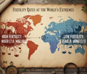 Fertility Rates At The World Extreme