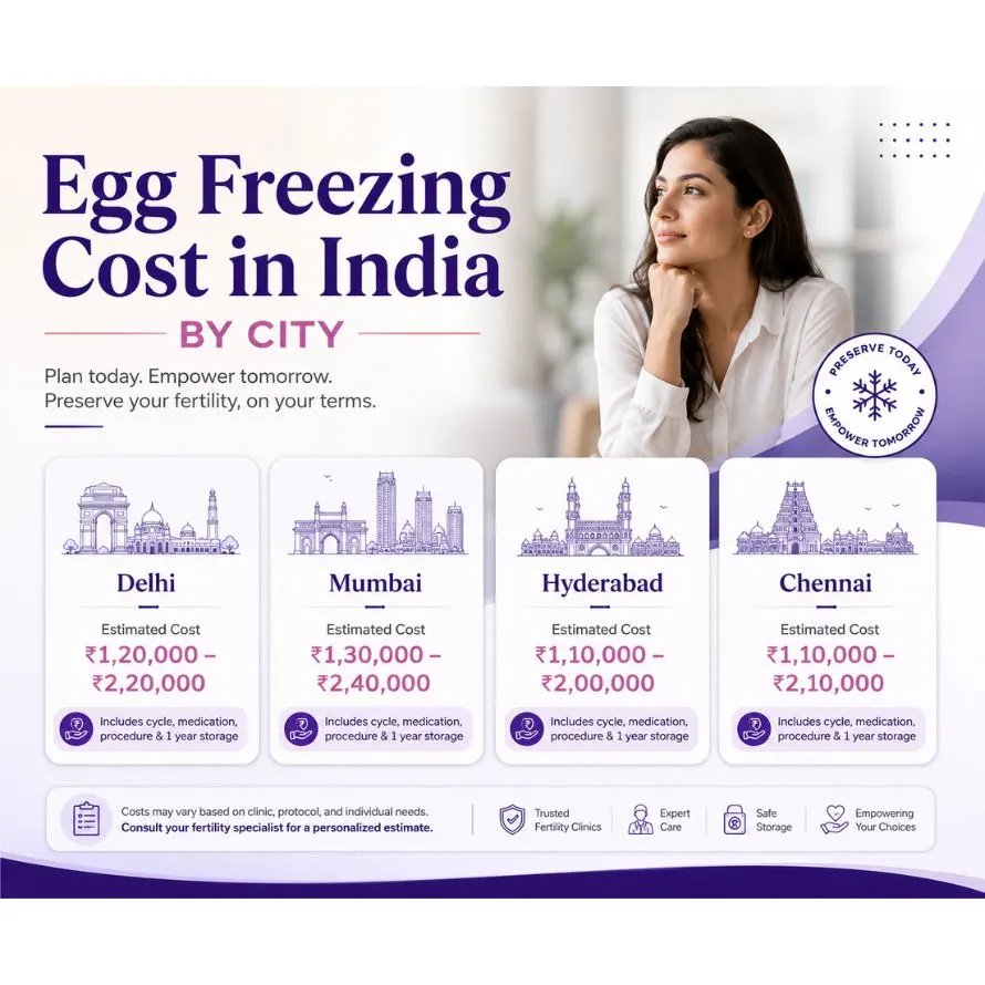 Egg Freezing Cost In India By City