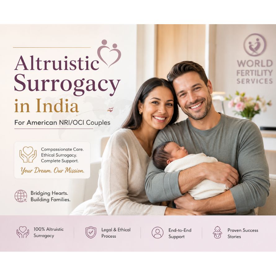 Altruistic Surrogacy In India For American NRI/OCI Couples