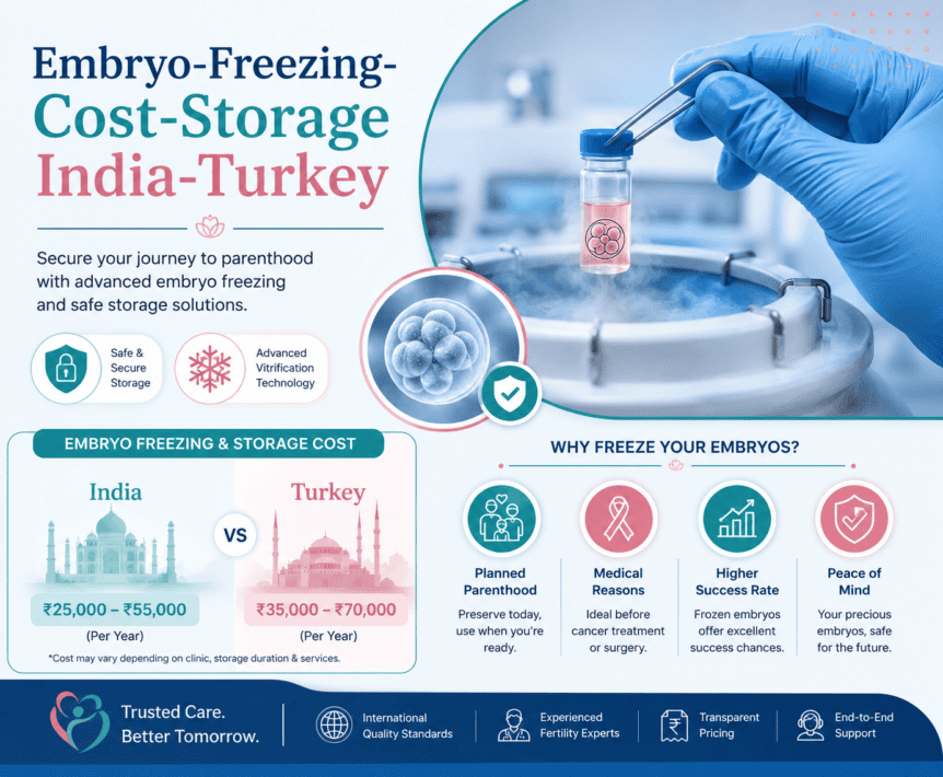 Egg Freezing Cost storage in India