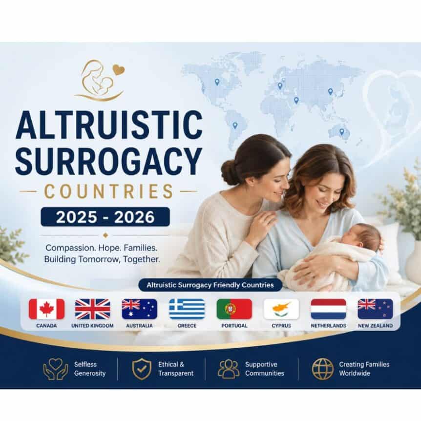 Altruistic Surrogacy Countries 2025 -- 2026