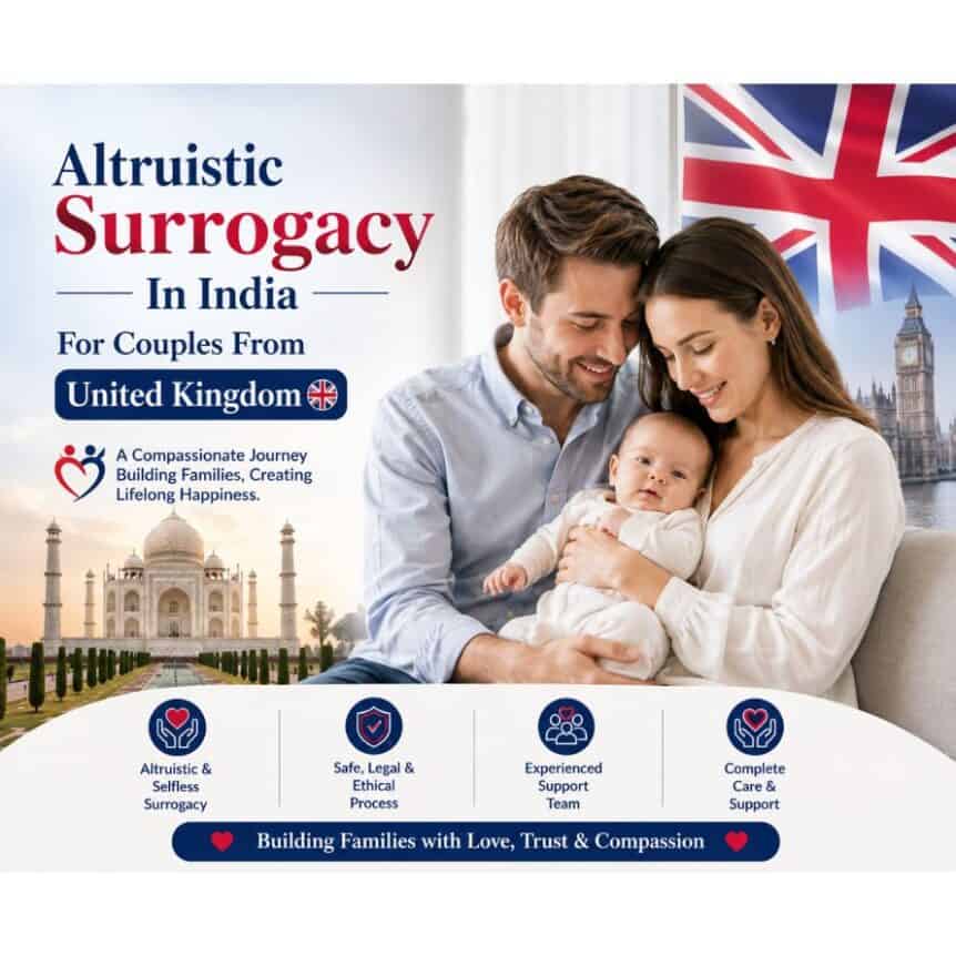 Altruistic Surrogacy In India For Couples From UK