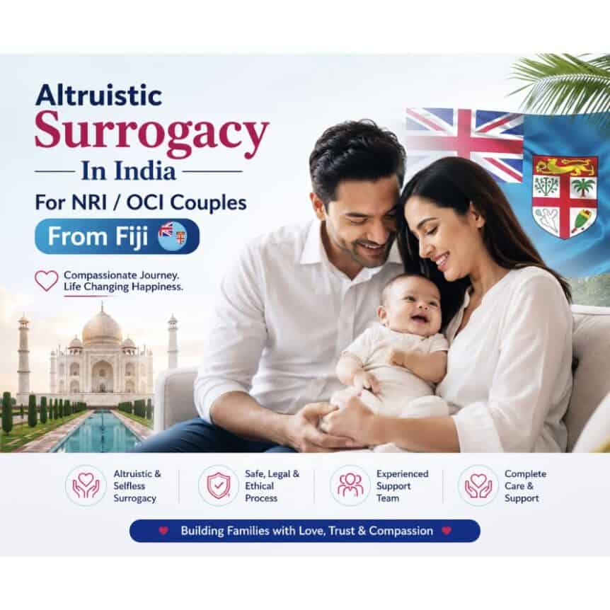 Altruistic Surrogacy In India For NRI/OCI Couples From Fiji
