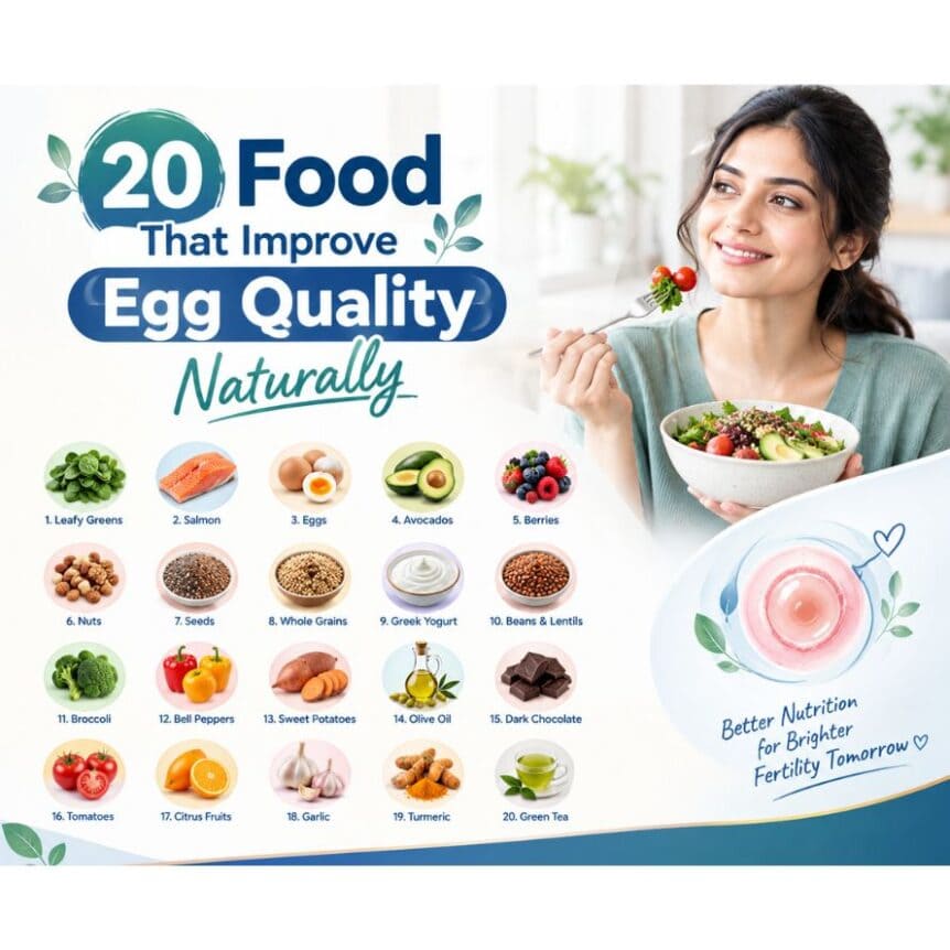 20 Food That Improve Egg Quality Naturally